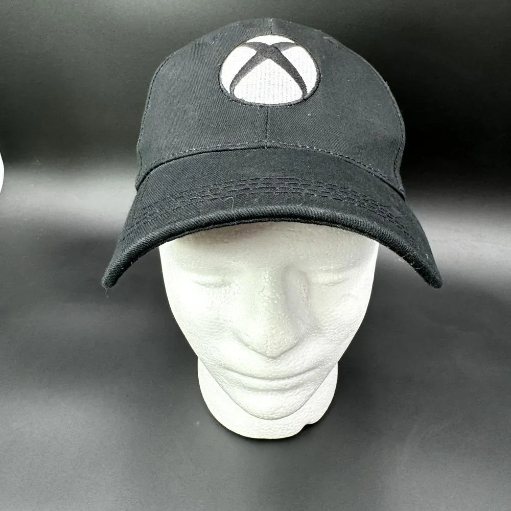 Xbox Gaming Logo Snapback Hat Adjustable Hat Cap Black Gamer Patch‎ Microsoft